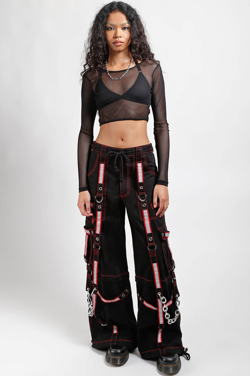 Tripp NYC gothic baggy cargo pants with lots of cargo pockets 