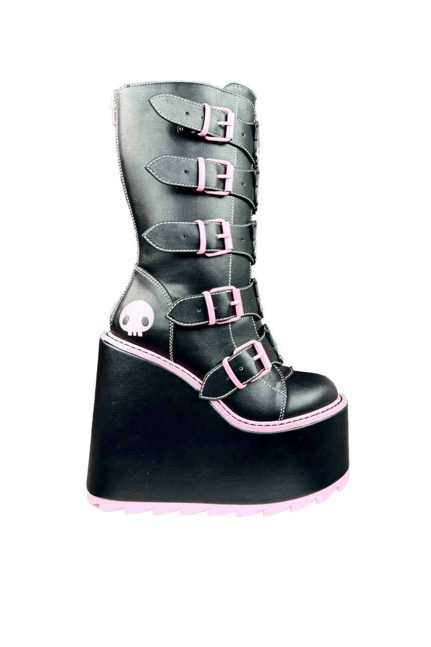 Dune Kuromi Platform Boots [Black]