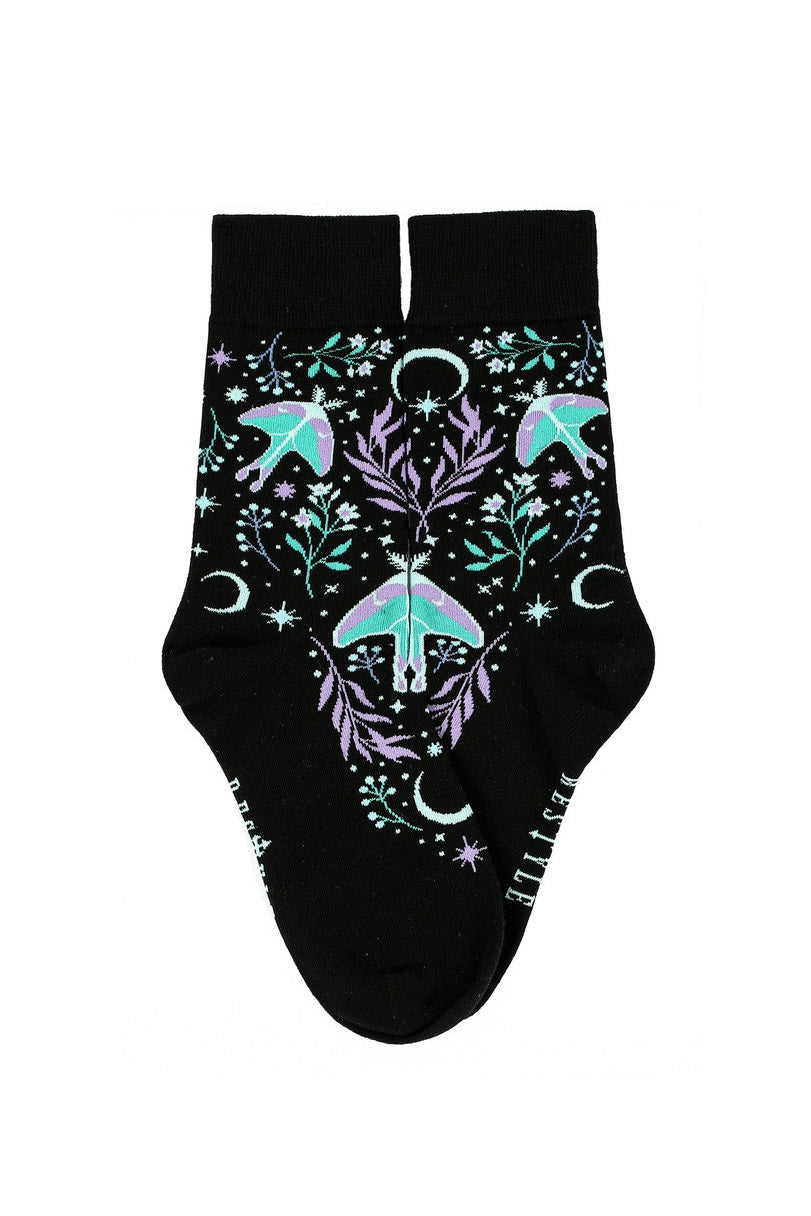 luna moth socks by restyle