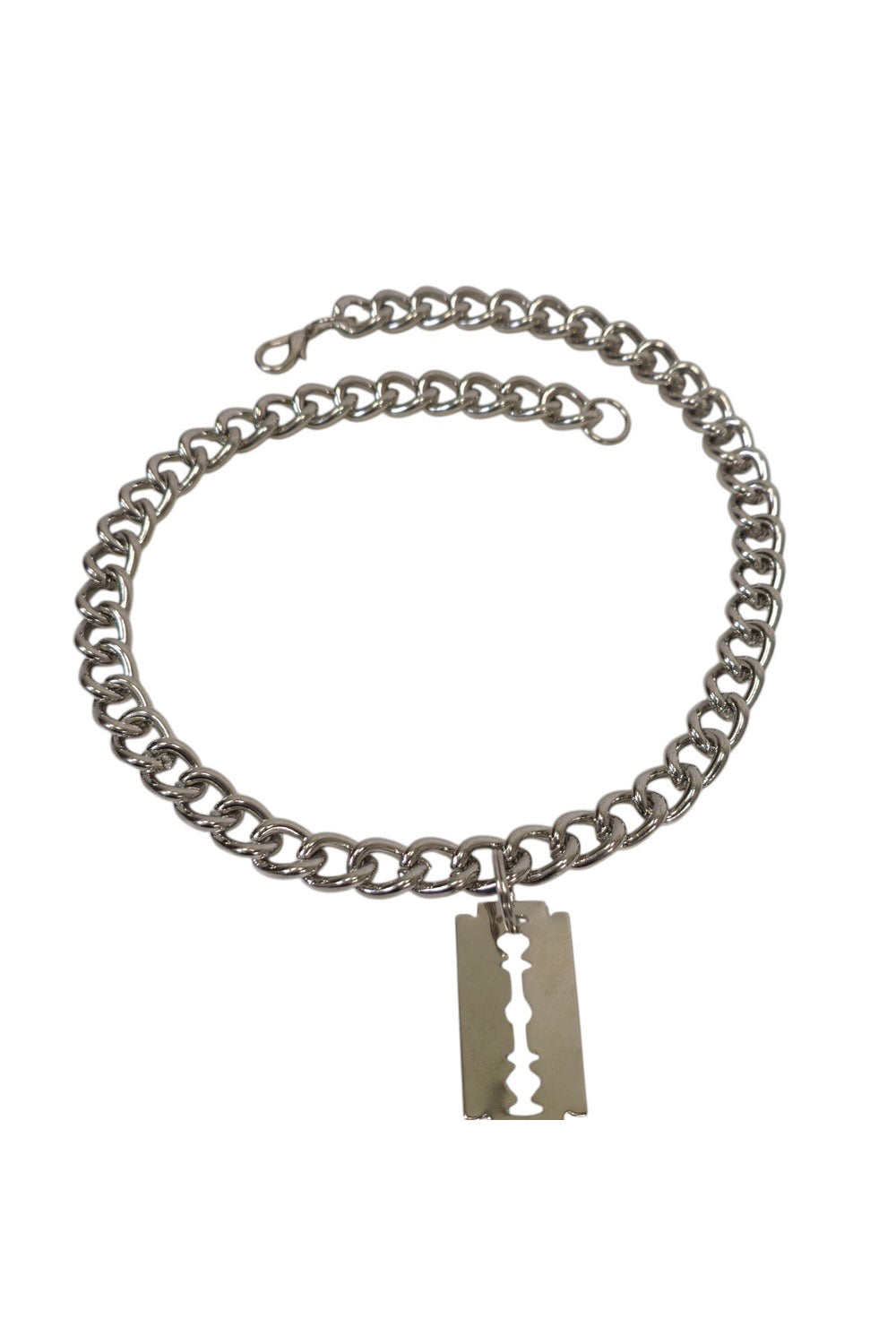 razor blade necklace