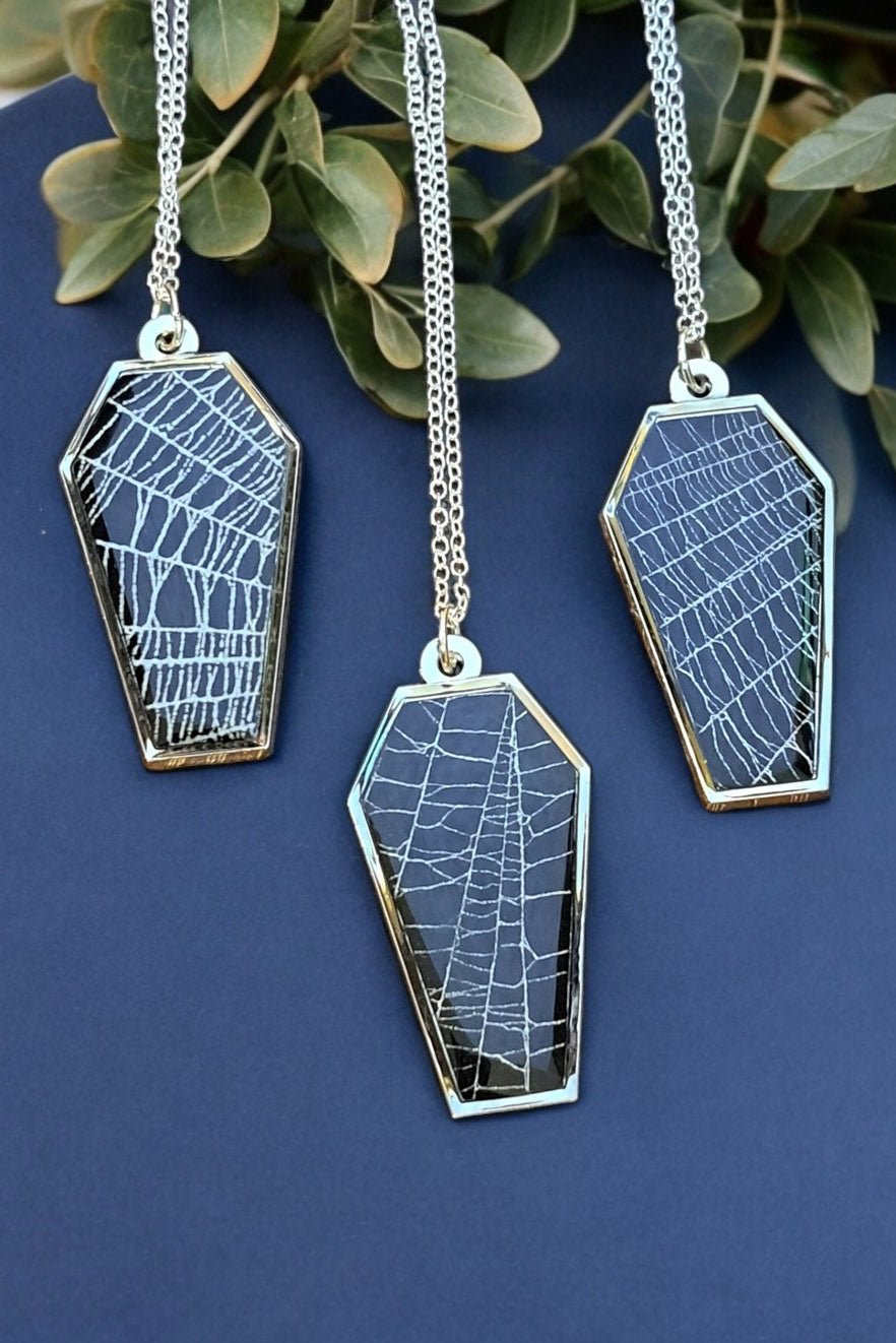 genuine spiderweb jewelry by Hell Kitten RVA