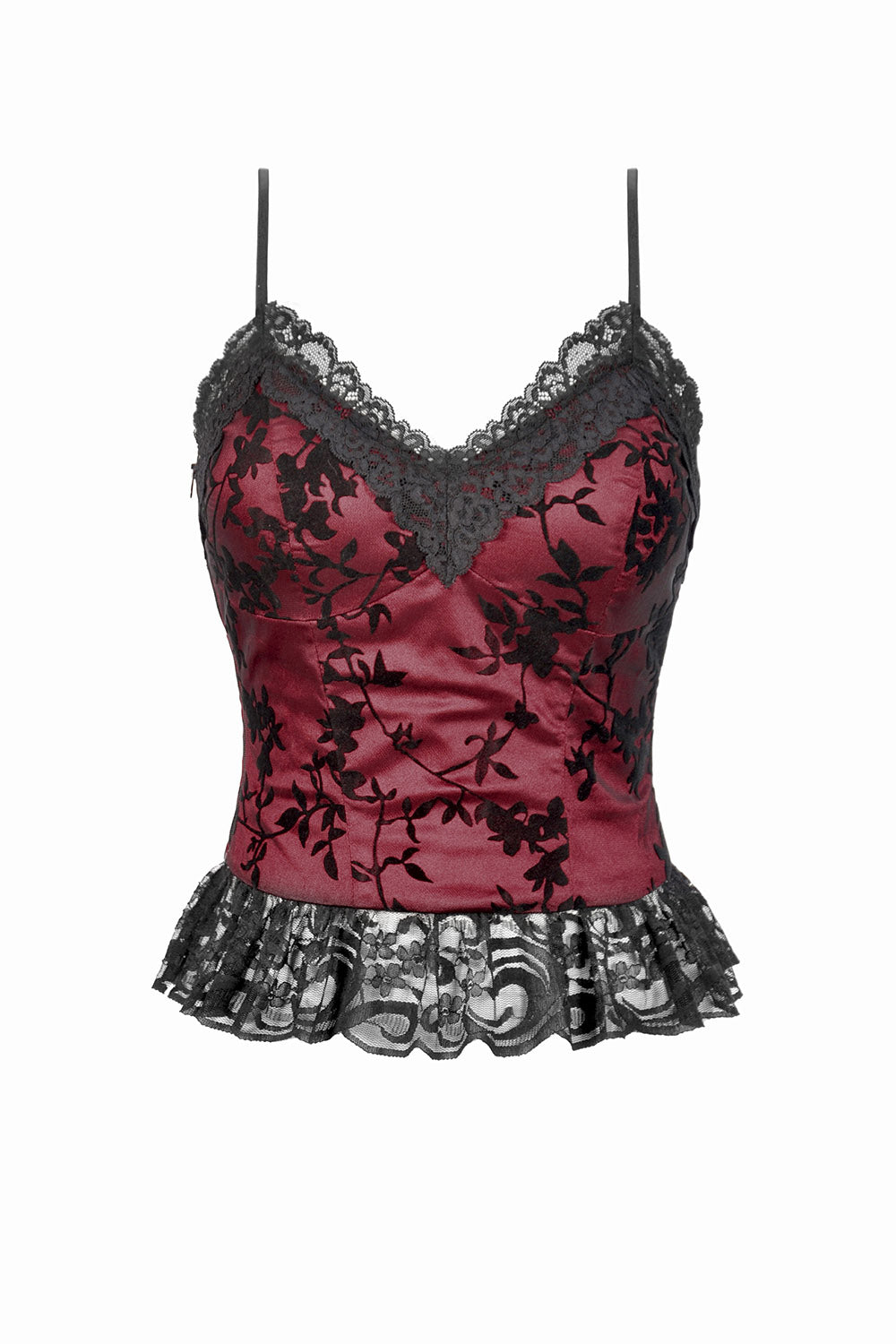 goth red tank top