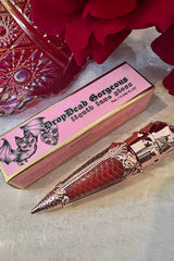 deep red vampire lipgloss