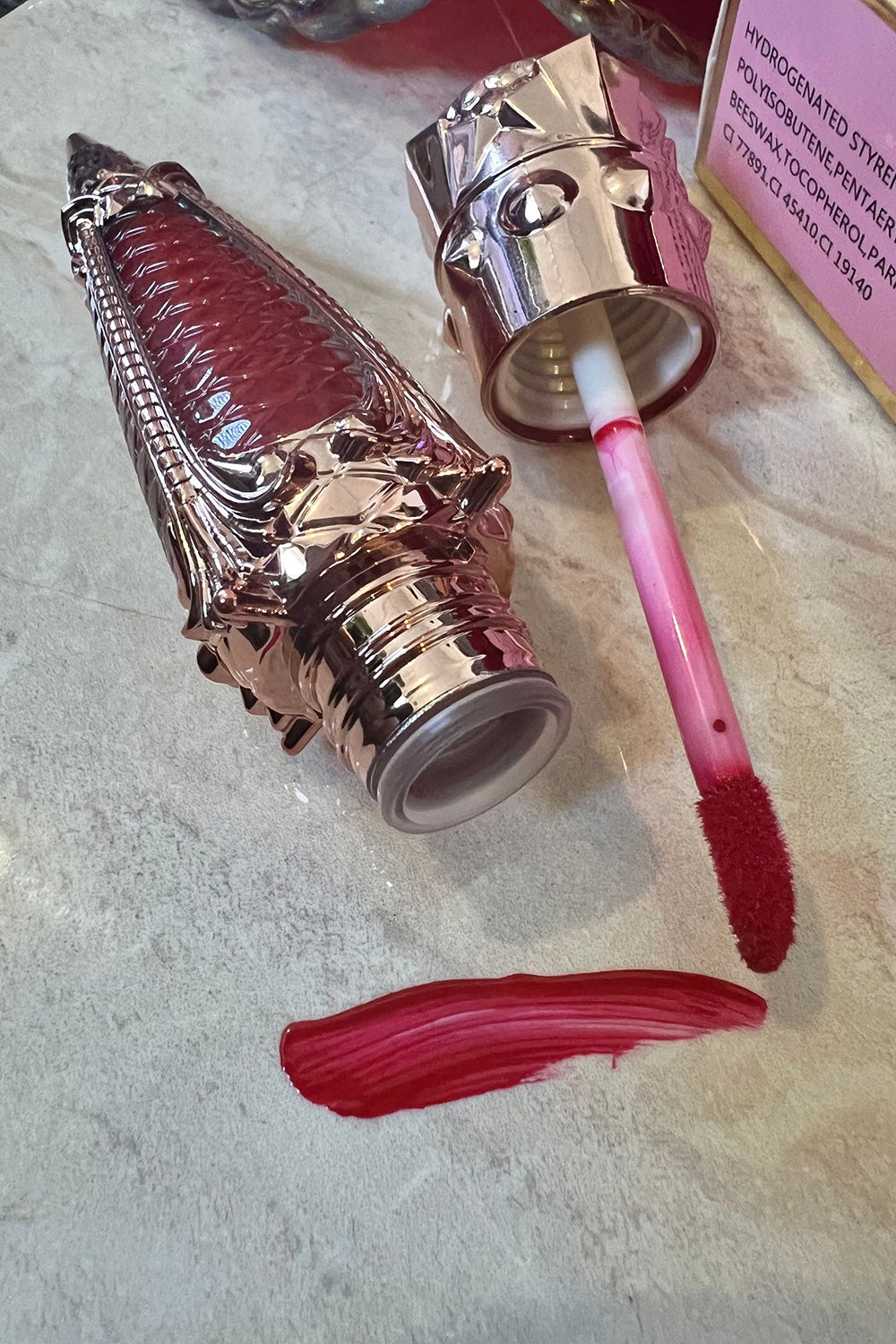 blood red vampire lipstick