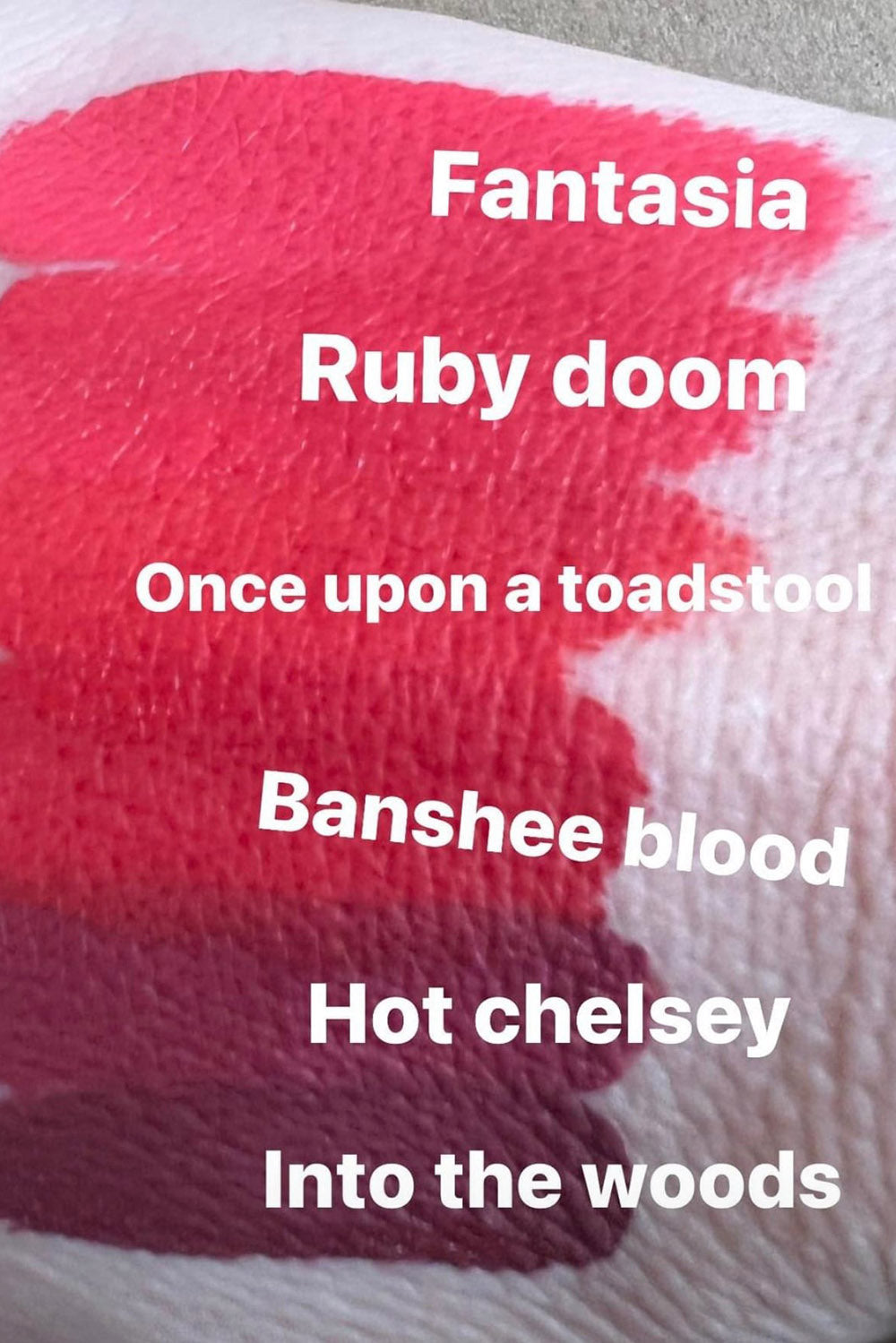 gothic red liquid lipstick shades