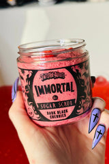 vampire themed sugar scrub