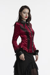 balloon sleeve gothic shirt