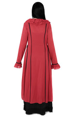 Burgundy Lisa duster womens night gown sleepwear