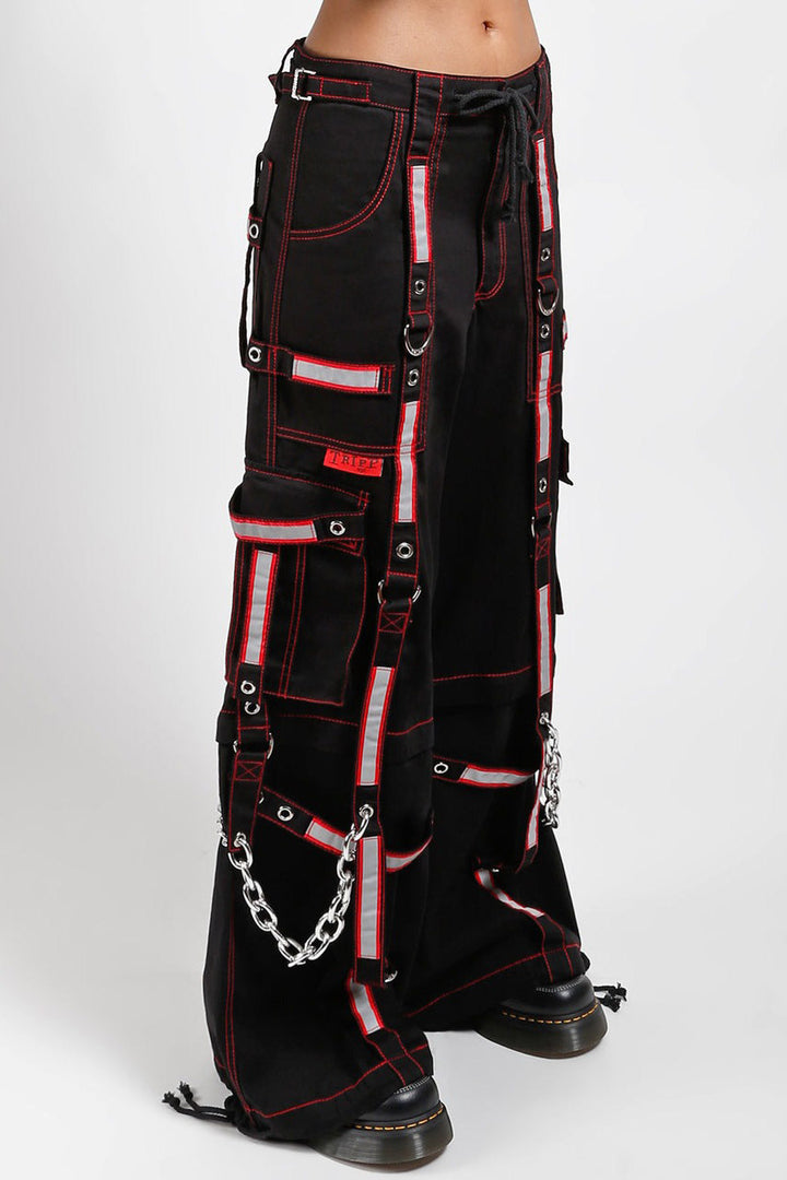 o-ring chain strap punk pants by tripp NYC