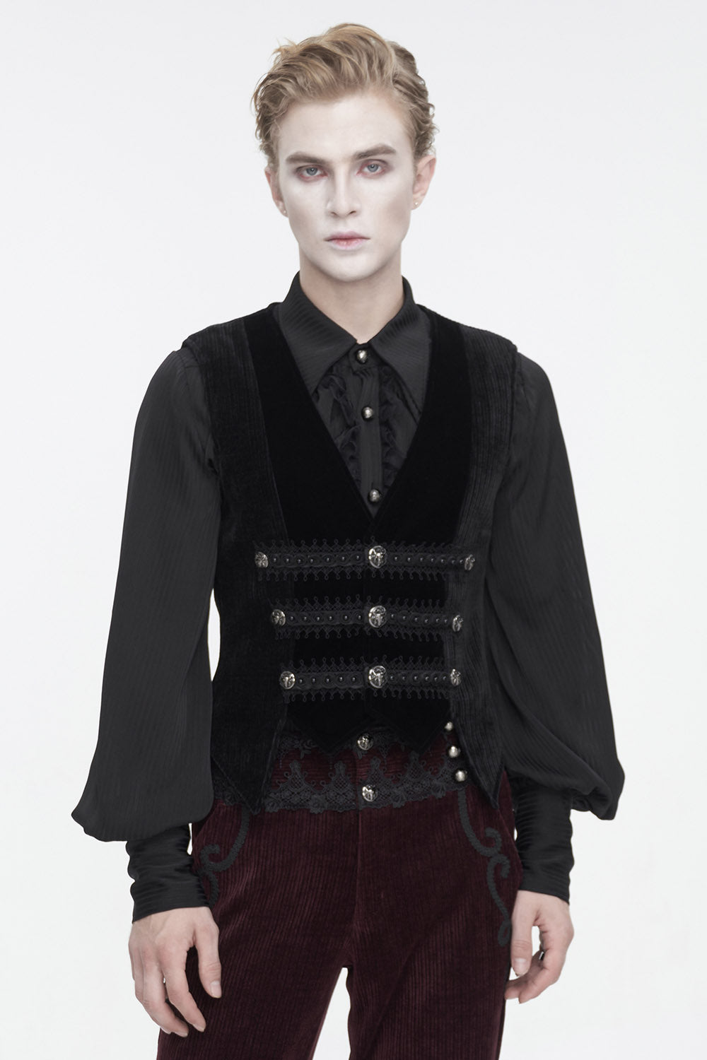 mens gothic vest