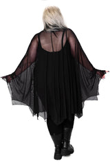 womens plus size renaissance fair cape 