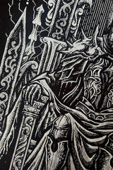 gothic throne and knight shirt 