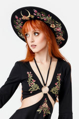 gothic cottagecore hat
