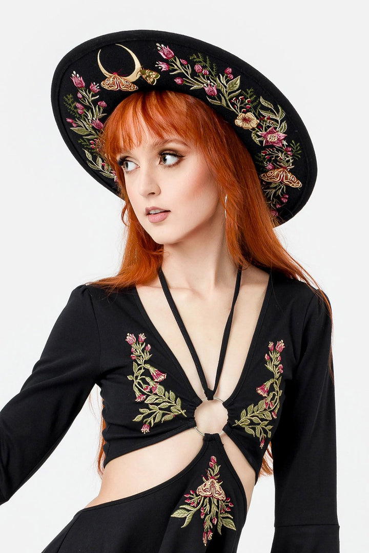gothic cottagecore hat