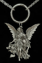 gothic angel pendant necklace 