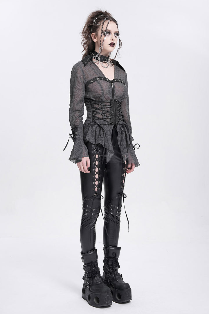 withcy clothing with asymmetic hem by devil fashion