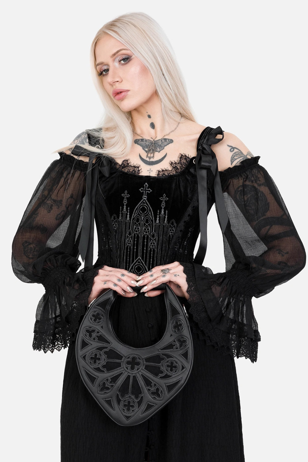 small gothic cathedral handbag