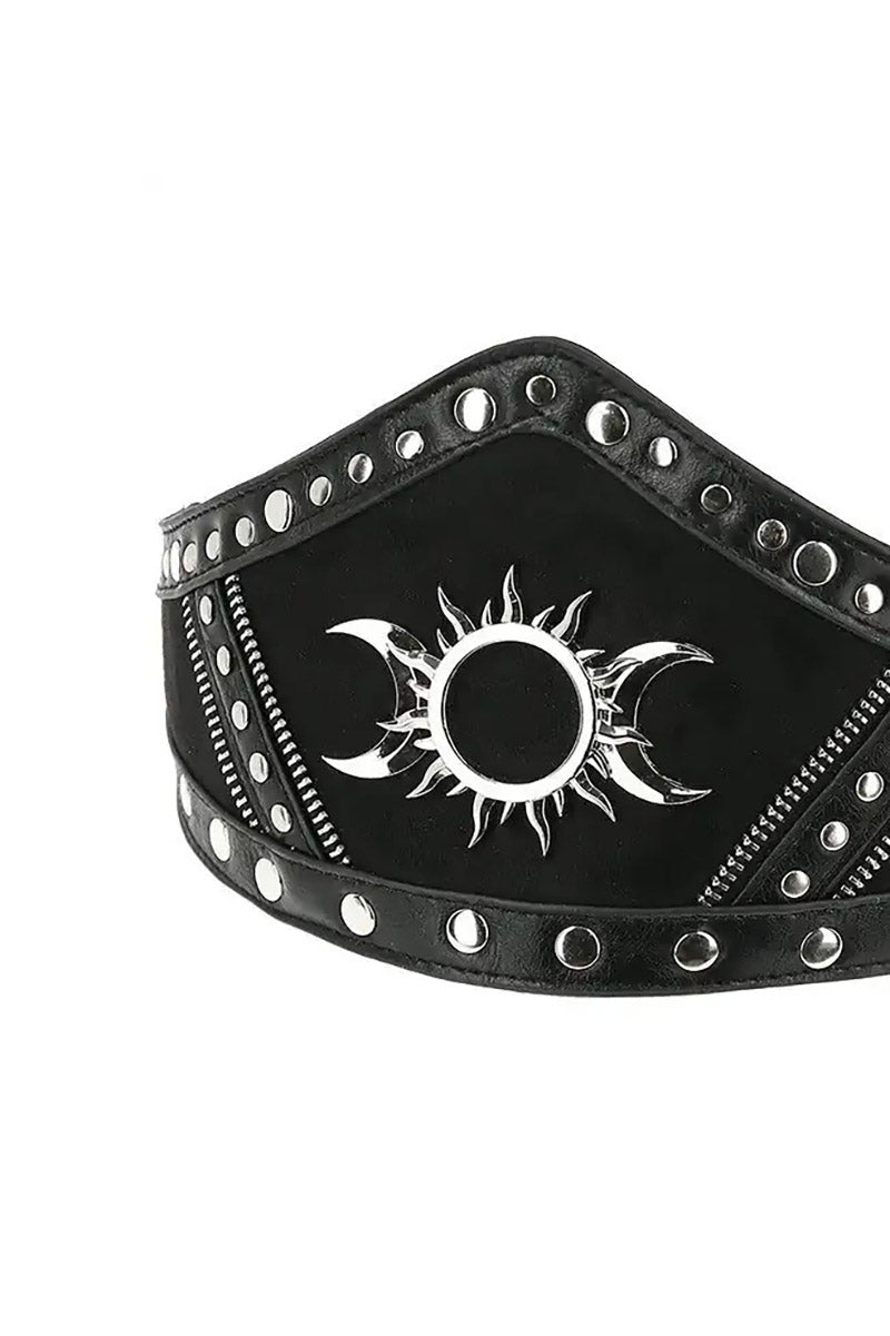 womens high waisted lunar moon waist belt