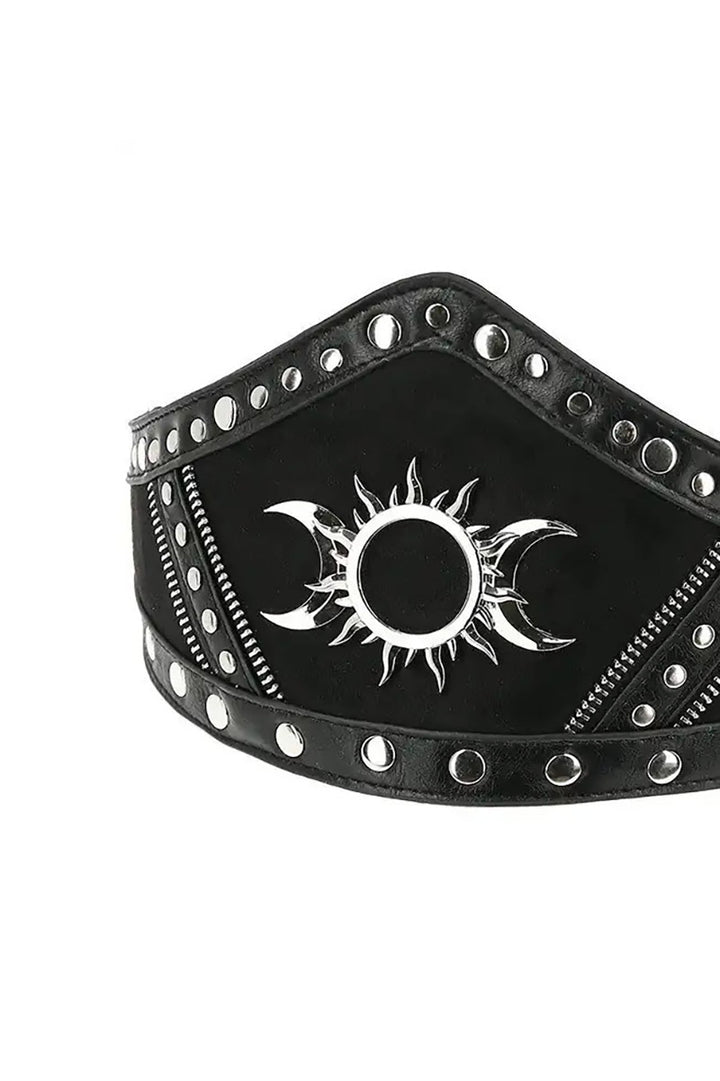 womens high waisted lunar moon waist belt