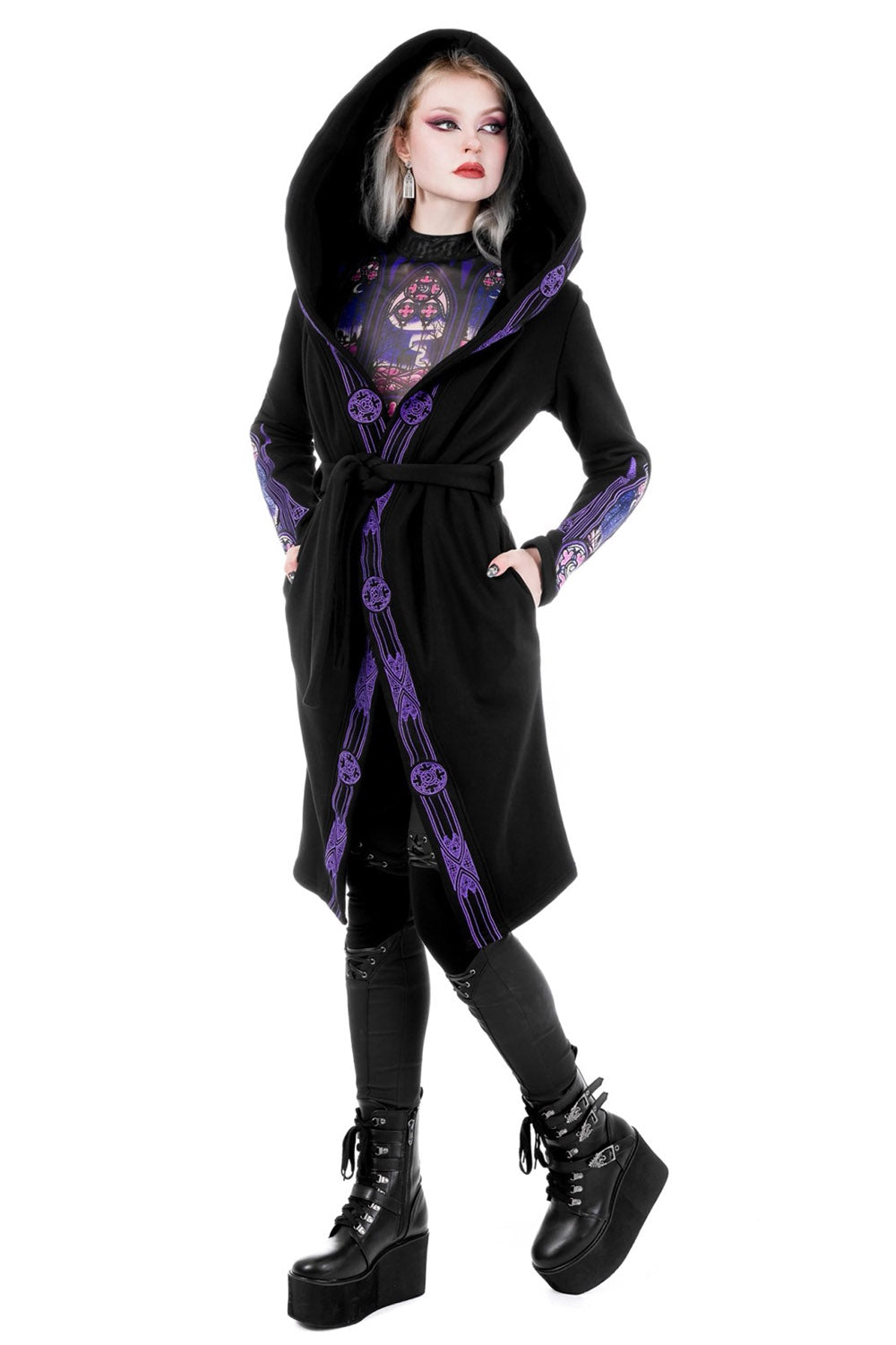 womens gothic fairy hooded cloak