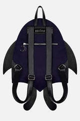 moth wings backpack by restyle with moon zip pull