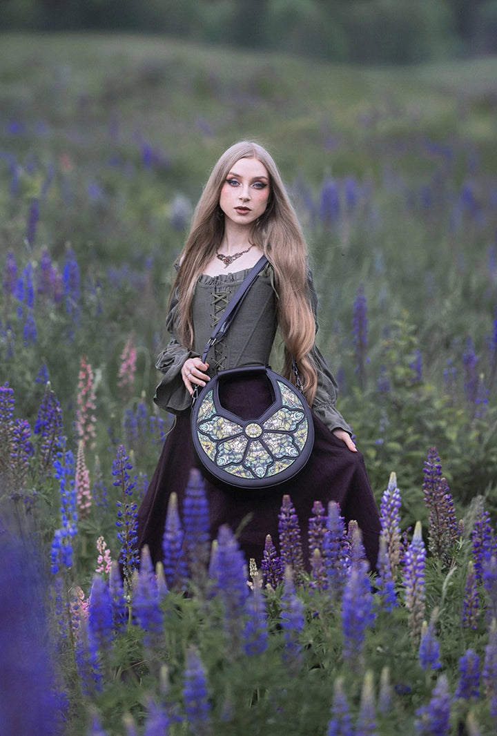 restyle green crescent bag
