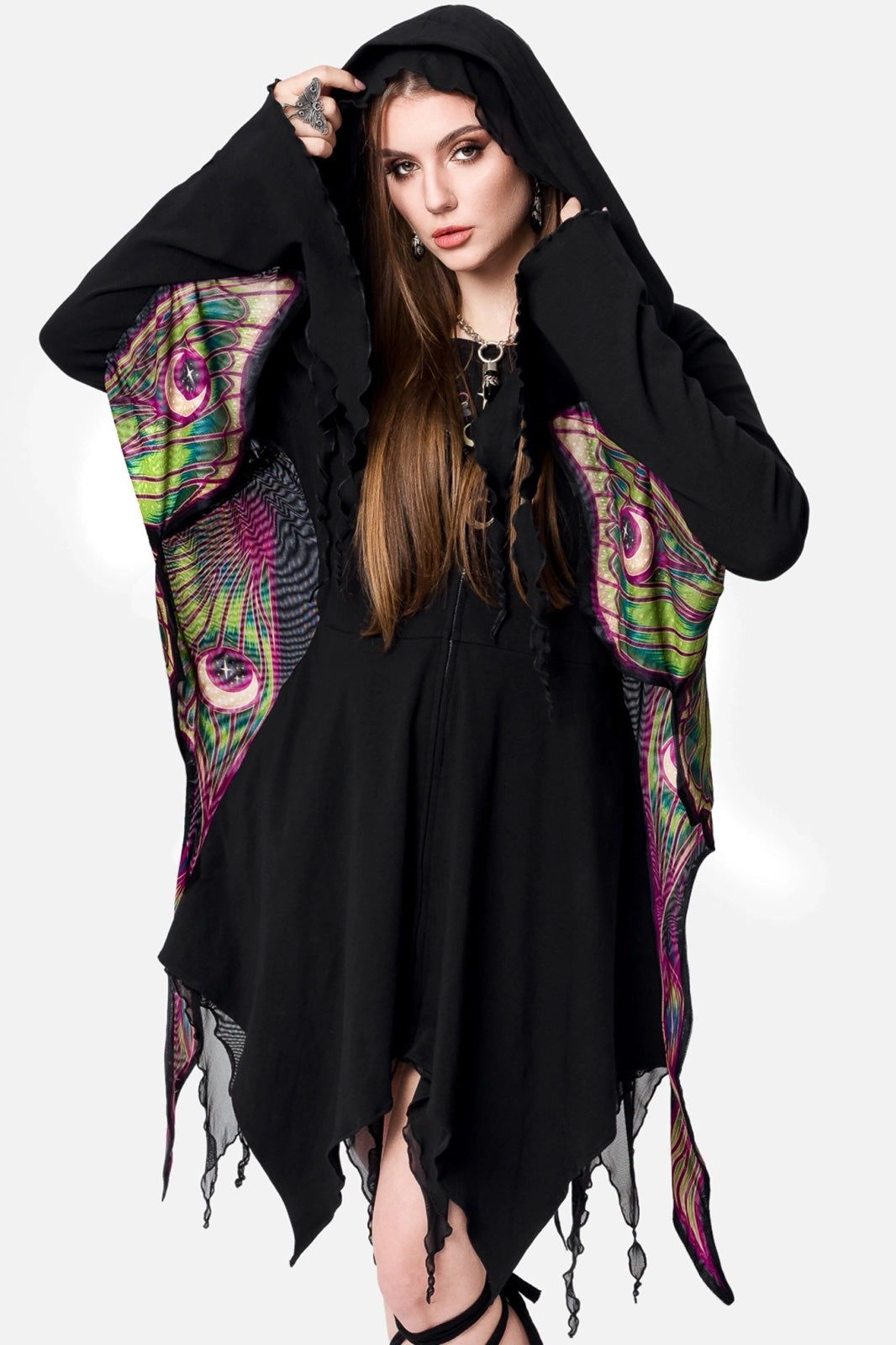 womens gothic hoodie by restyle