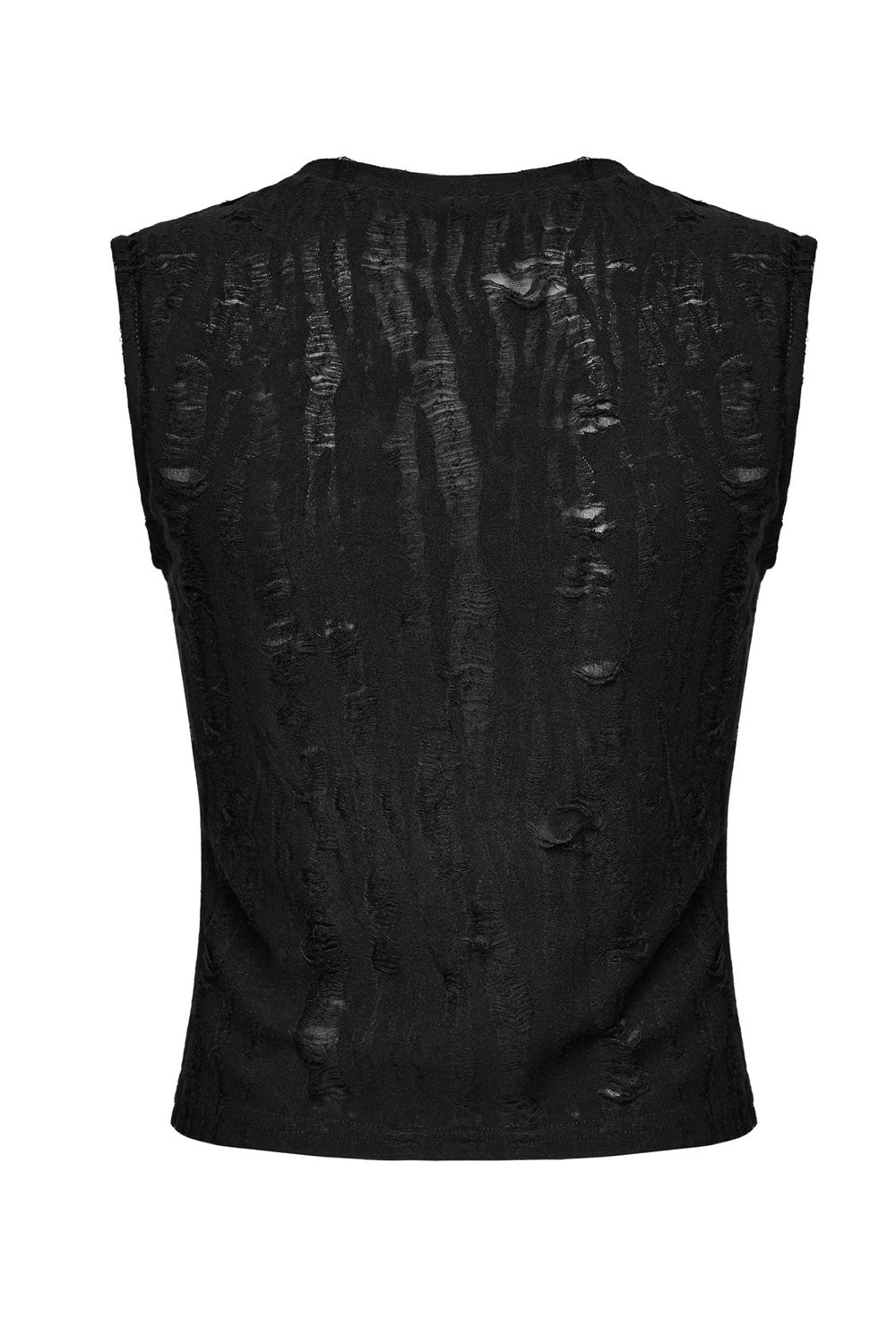 black cybergoth tank top