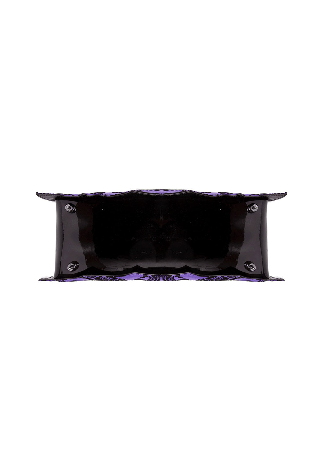 vegan leather goth bat shaped handbag