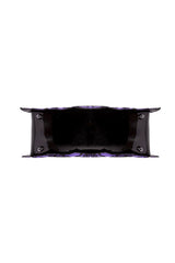 vegan leather goth bat shaped handbag
