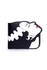 Cartera con cabeza de monstruo de la novia de Frankenstein