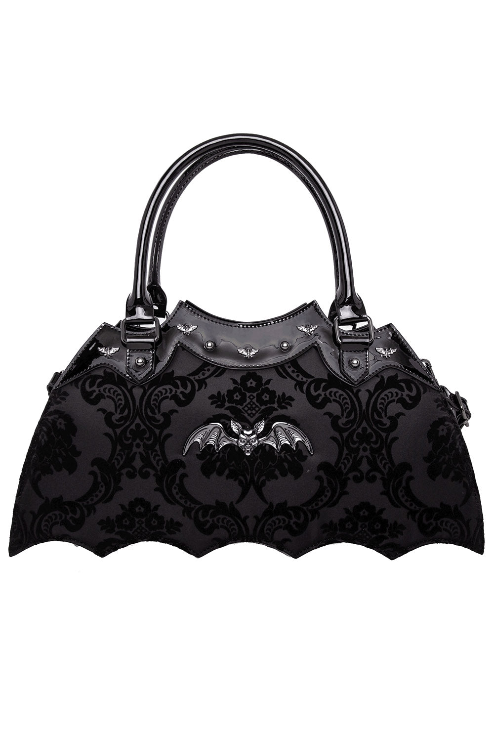 black bat purse