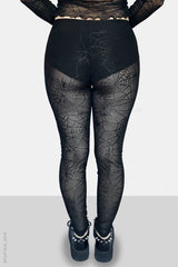 womens sheer gothic tights