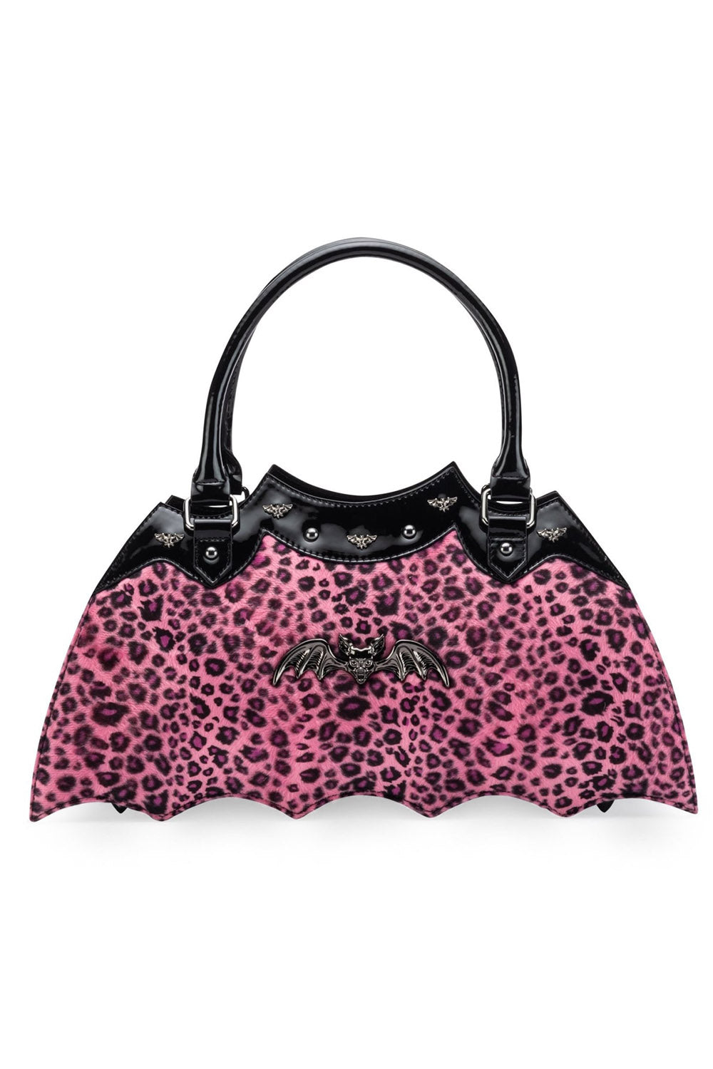 pink leopard handbag