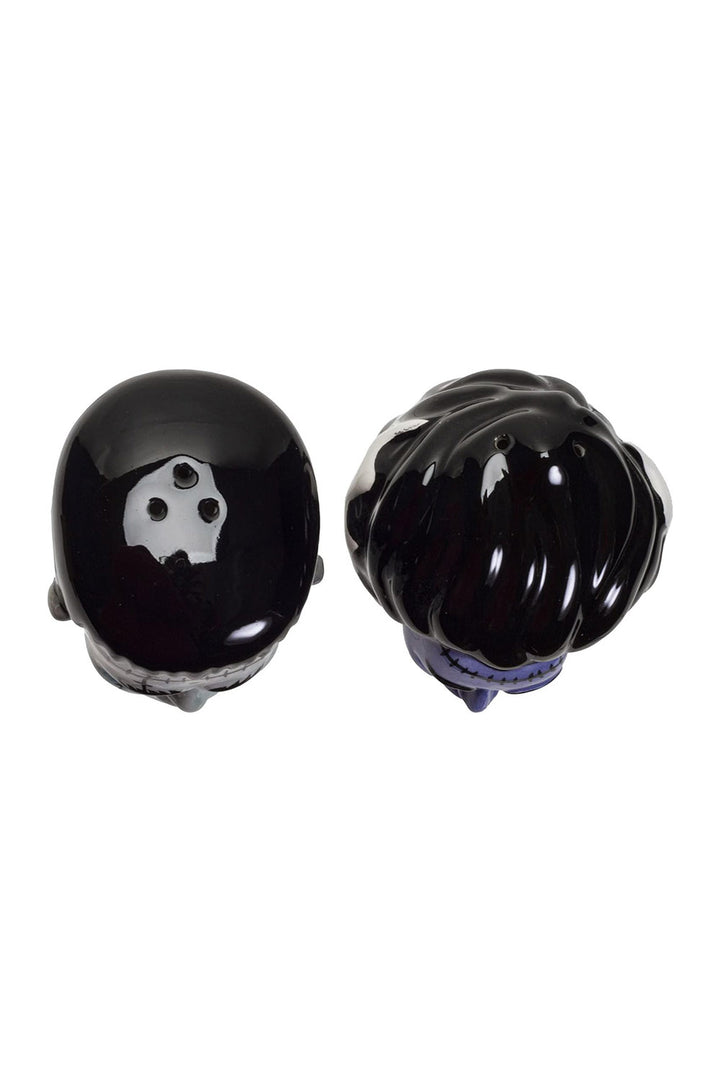 halloween bride and frankenstein salt and pepper shaker set by pacific giftware 