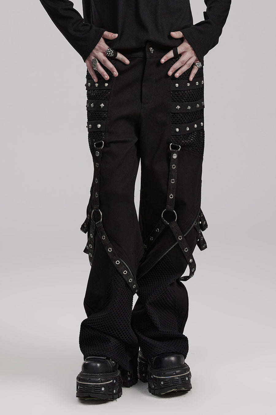 mens grunge goth pants