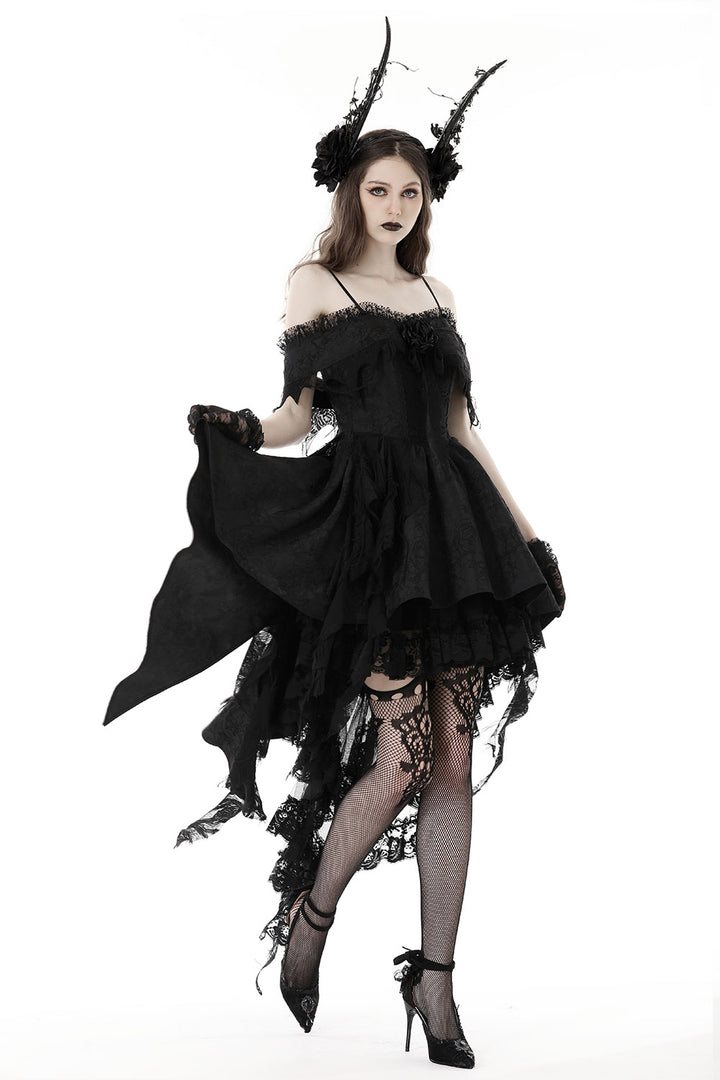 distressed witchy dress