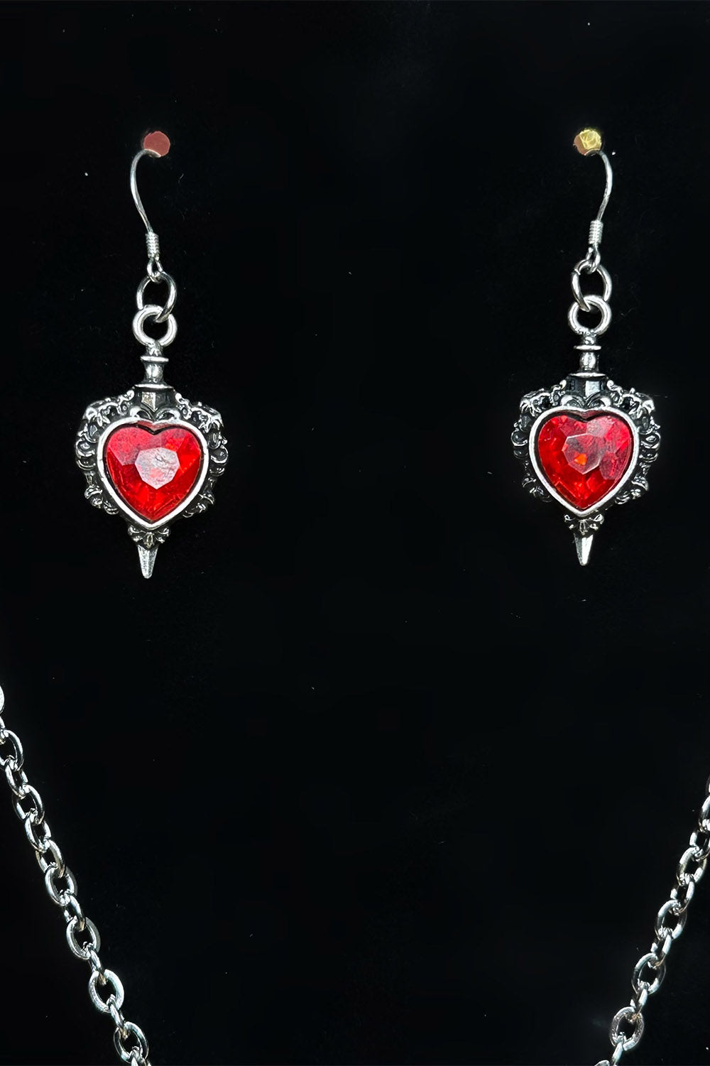 medieval goth earrings
