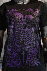 romantic goth skeleton tshirt 