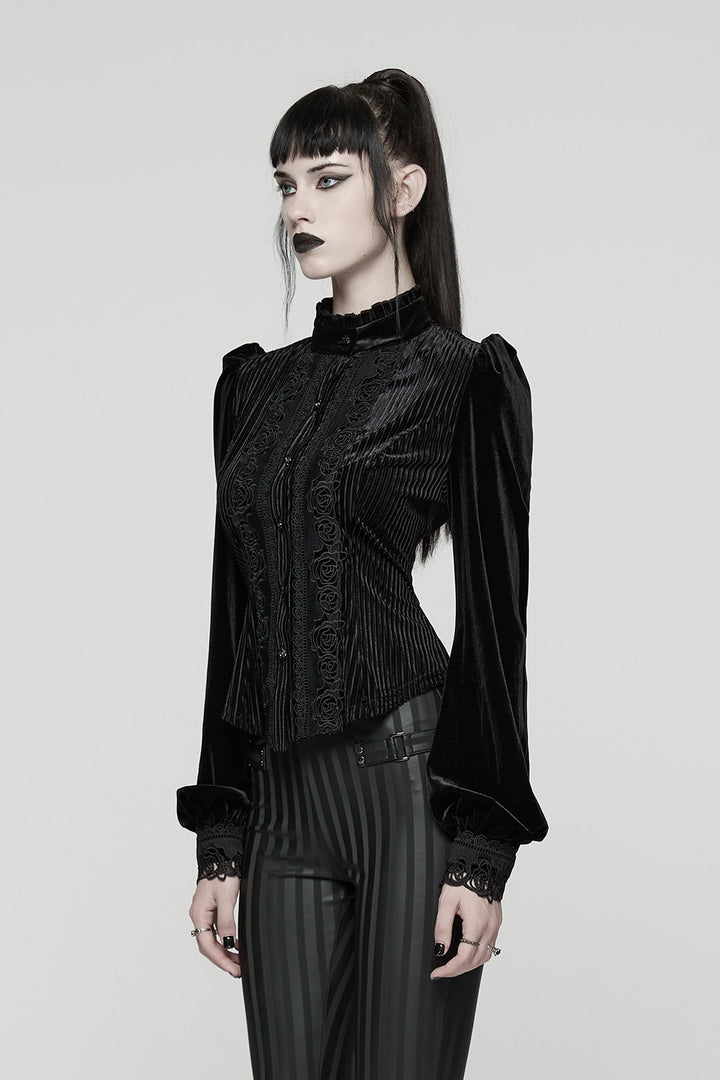 billowy sleeve gothic blouse