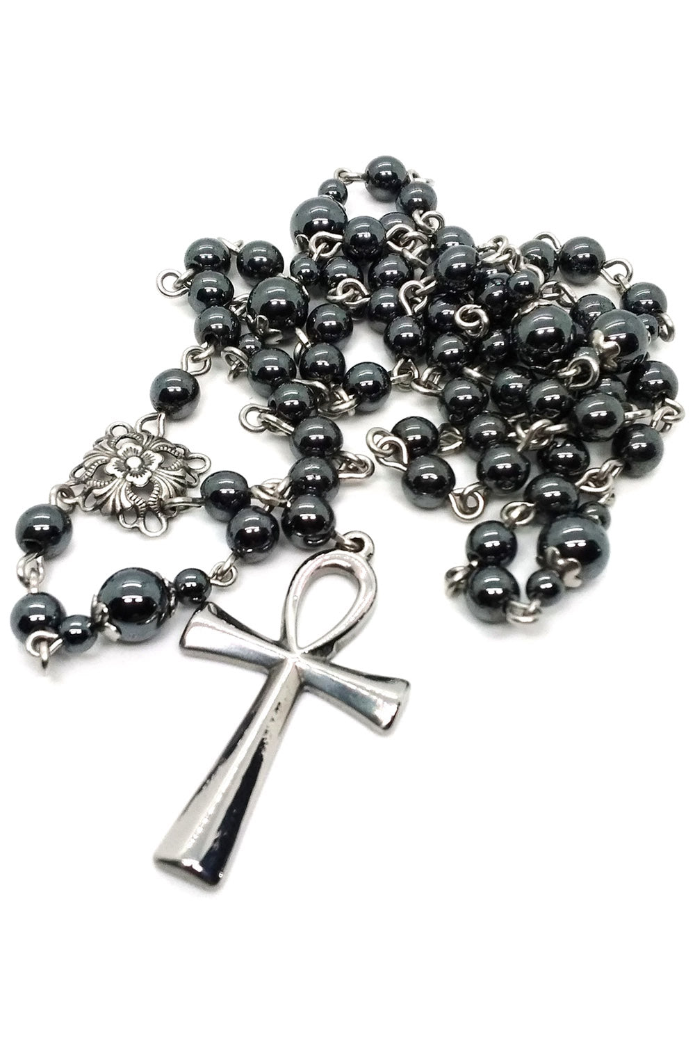 beaded egyptian rosary necklace