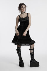 romantic goth sleeveless sweetheart neckline gothic dress