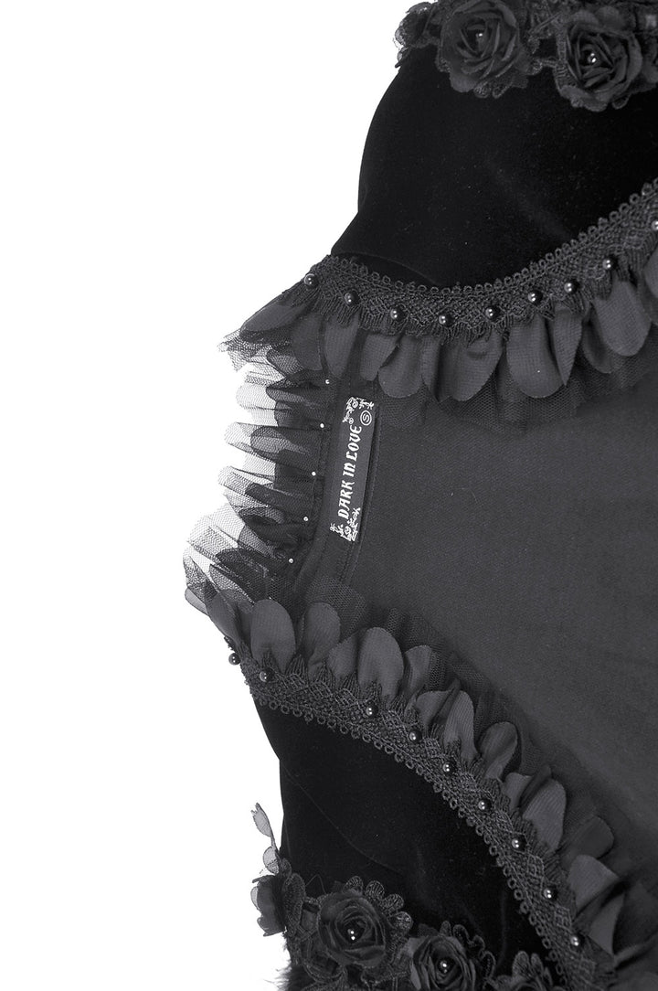 floral long sleeve gothic bolero