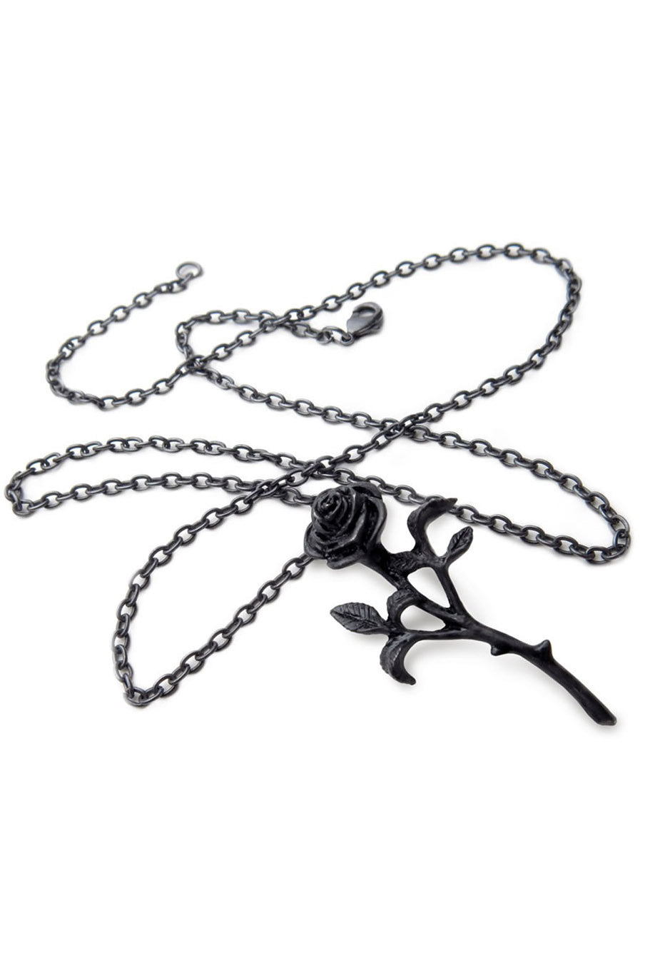 The Romance of the Black Rose Pendant