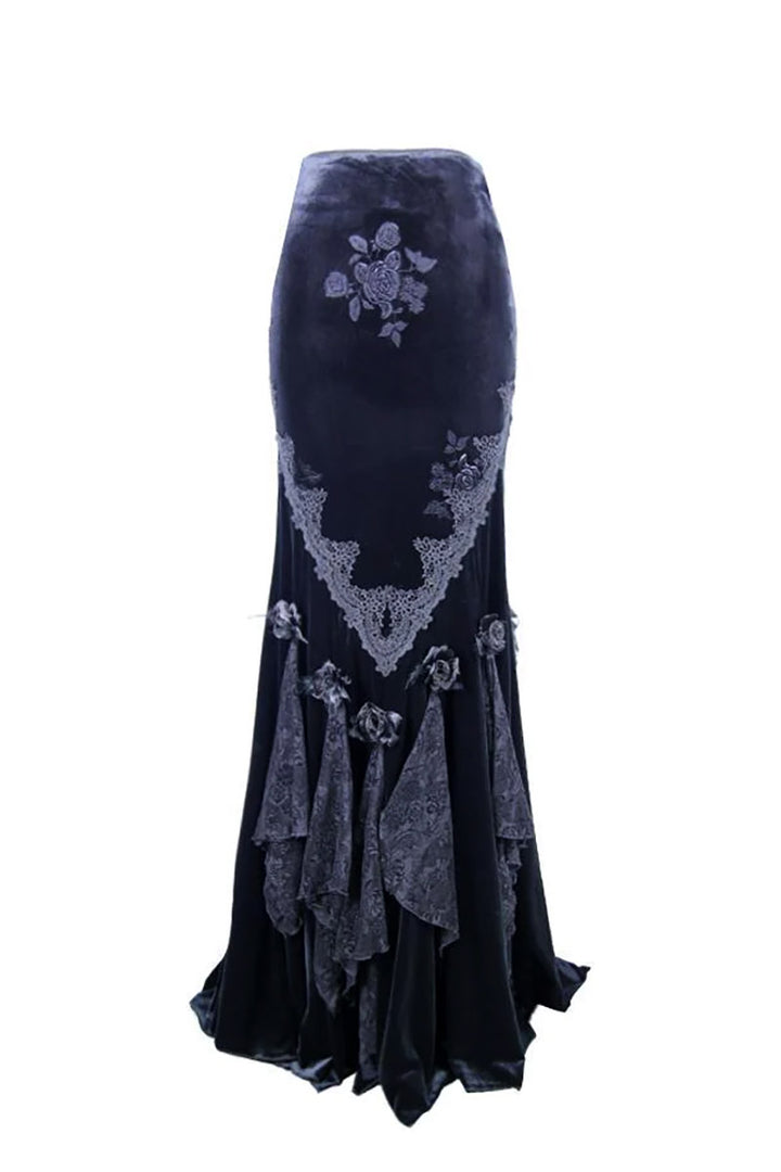 womens mermaid gothic skirt