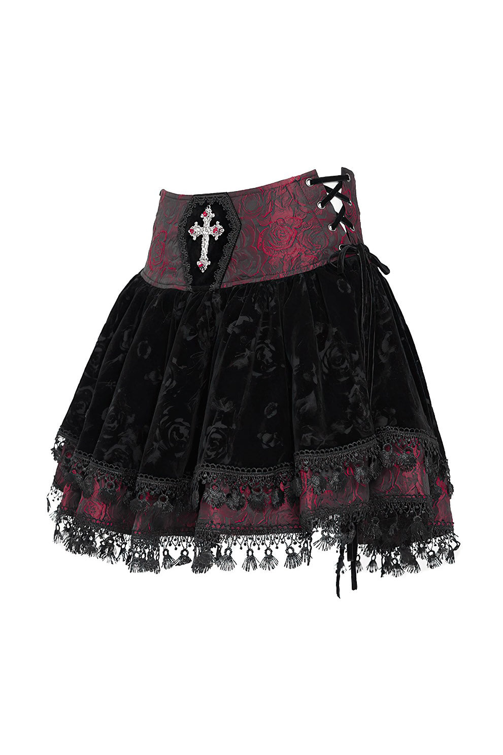 fit and flare gothic skirt