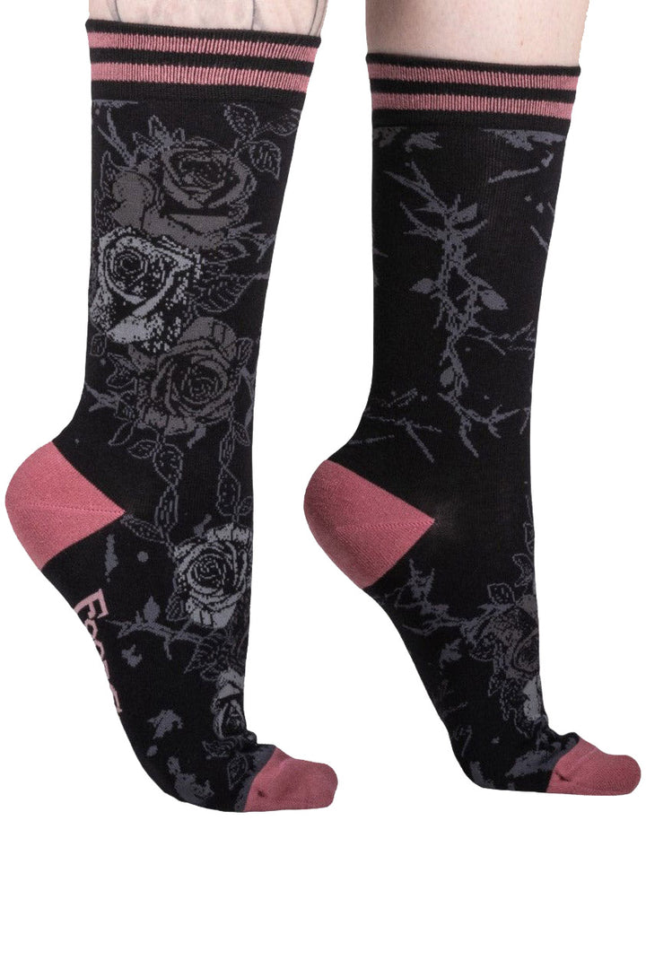 whimsigoth rose socks