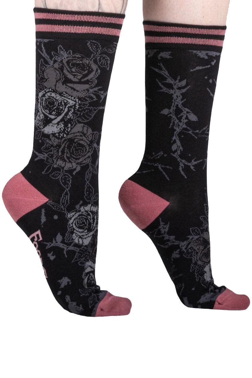 whimsigoth rose socks