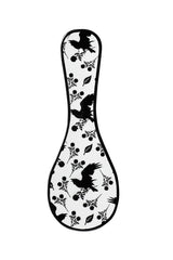 black rose and raven spoon rest by alchemy england 