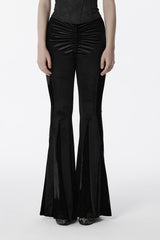 ruched flared bell bottoms 